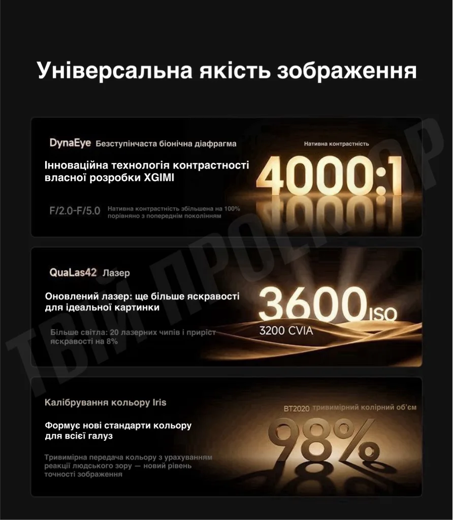 Проектор Xgimi RS30 Pro 4K (2026) - Зображення 3