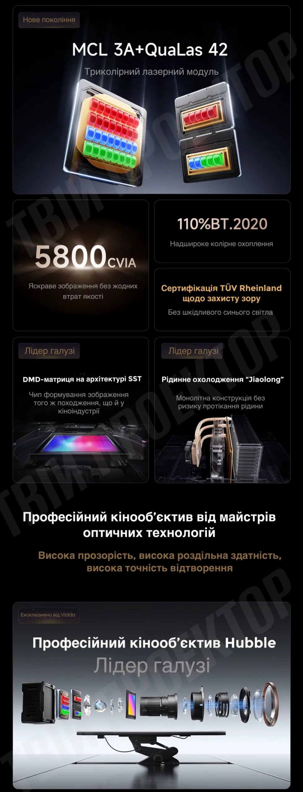 Проектор Vidda C5 Master 4K (2026) - Зображення 6