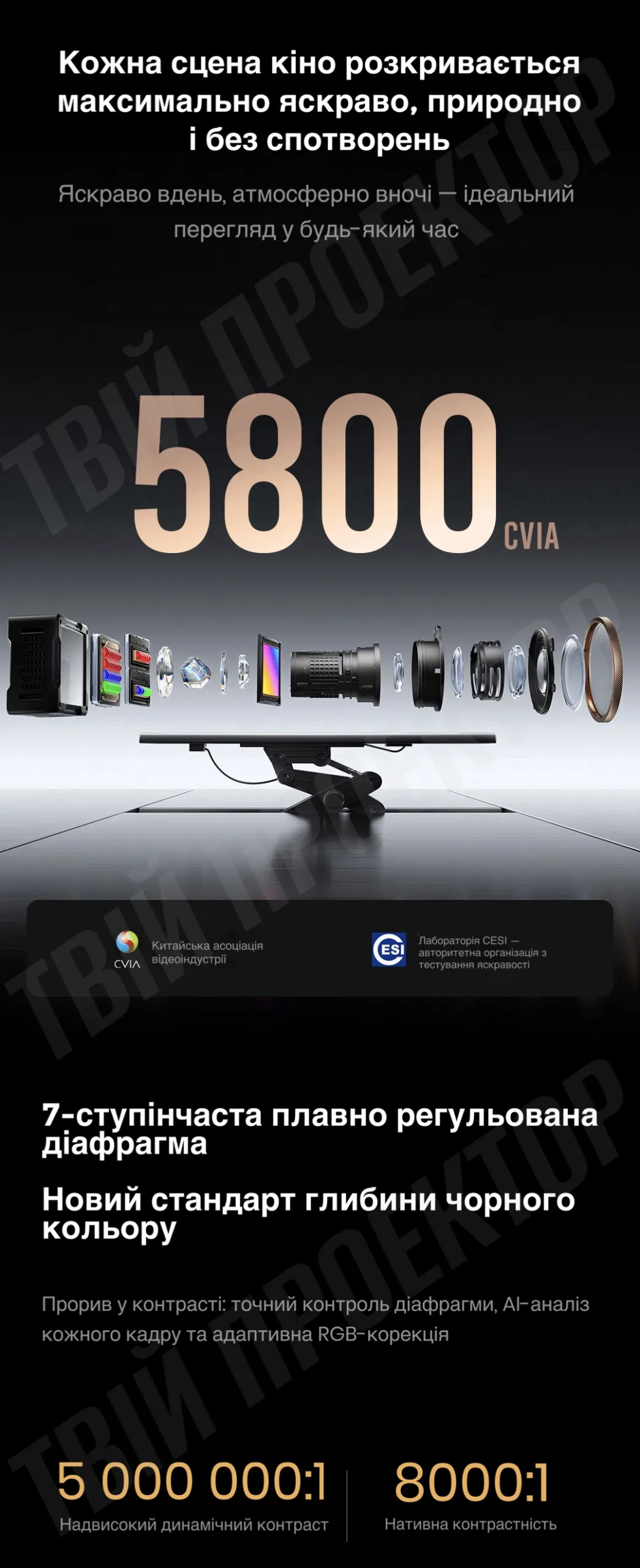 Проектор Vidda C5 Master 4K (2026) - Зображення 8