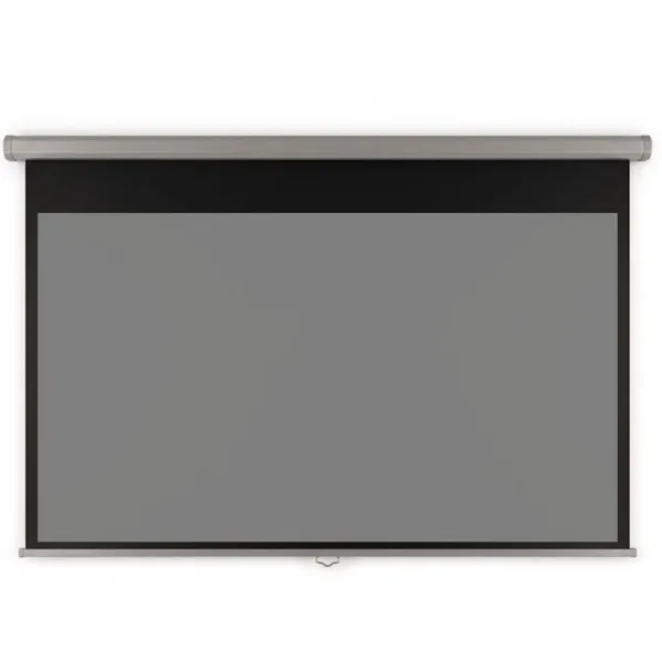 Механічний стельовий екран ALR Grey 4K